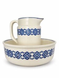 Vintage umývacia súprava Annaburg – misa a džbán
